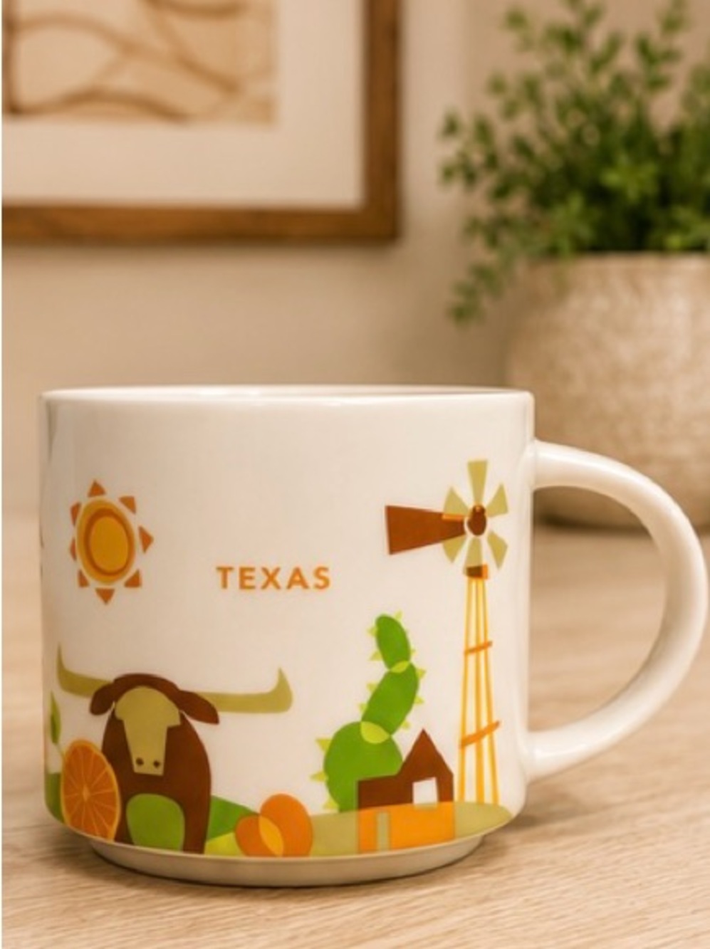 Starbucks You Are Here Texas Mug 14 oz YAH 2015 Retired Collector